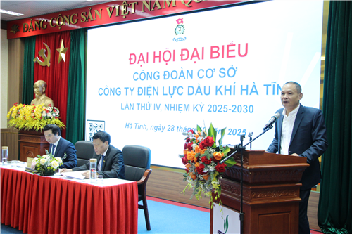 Công đoàn Công ty Điện lực Dầu khí Hà Tĩnh - Vững bước trong nhiệm kỳ mới